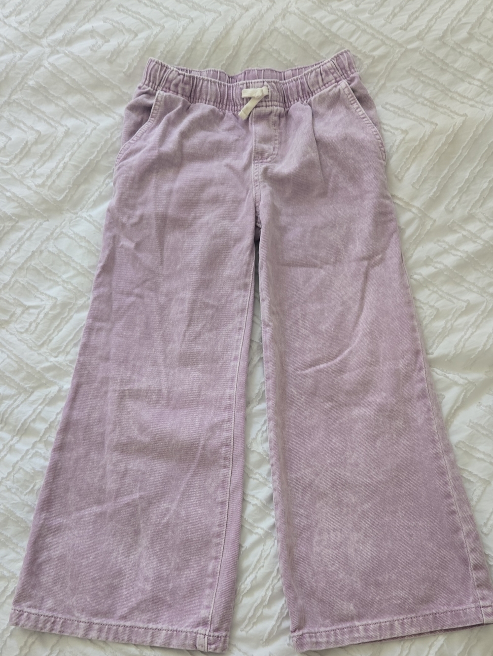 Cat & Jack Lavender Wide-Leg Kids Jeans